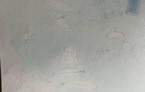 癒しのベルーガ水槽 - ユリアルメリア