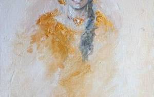 ゴールドウェディングドレス - 真鍋哲地 