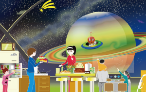 家族で宇宙旅行 - tontonkikaku 