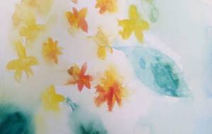 雪と秋の花 - サオリ 