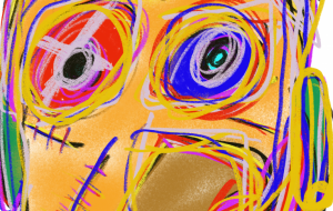 抽象的人物画 - hakaalash