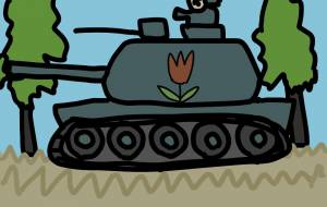 プラモデルの戦車 - アクター 