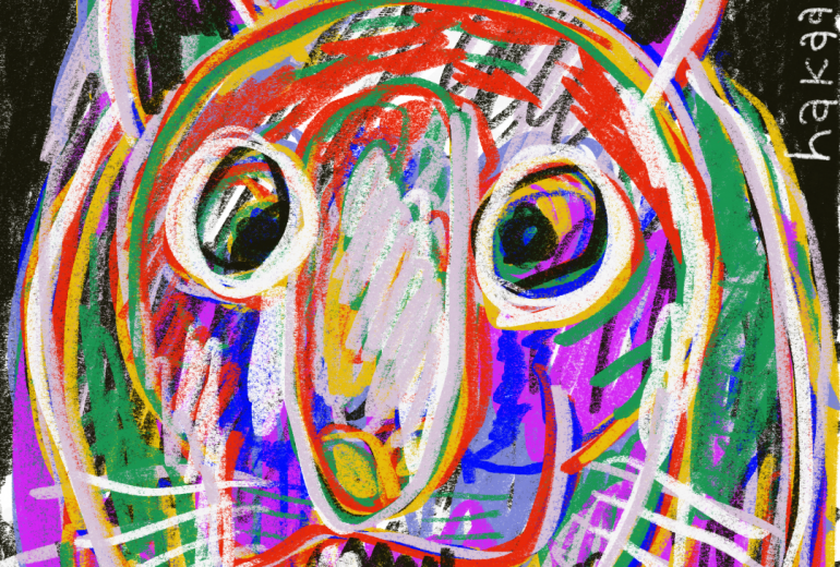 野生どうぶつの絵