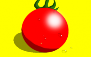 ダイヤ　夏のトマトと水滴 - 【イベント】Challenged Artist Project【2025】 