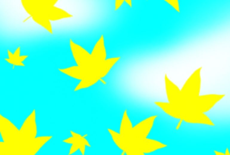 ハート　楓の秋