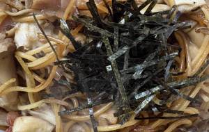 舞茸とベーコンのパスタ - 笹谷正博 