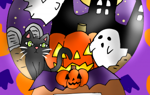 スノードームの中のハロウィン世界 - ましゅまろまかろん