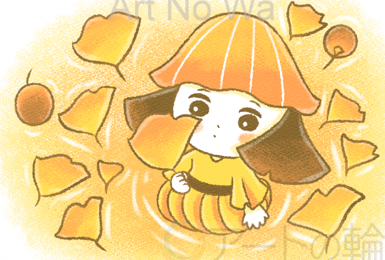 銀杏を見つめて