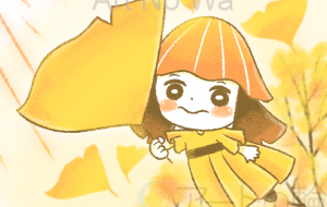 銀杏で冒険へ - はなもも 