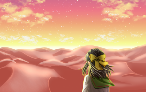 砂漠の幻想 - シカ