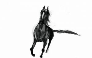 馬の絵、練習10 - ITO