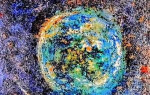 長野県展出品作品、入選。デジタル加工。 - 久保田　俊 