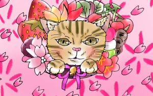 春の味覚リース - ましゅまろまかろん 