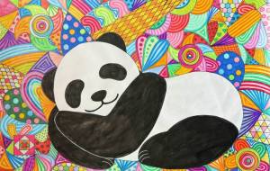 ハート　お昼寝パンダ - 【イベント】Challenged Artist Project【2025】 