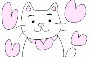 ハート　猫とハート - 【イベント】Challenged Artist Project【2025】 