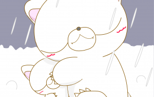 スペード ホッキョクグマの親子 - 【イベント】Challenged Artist Project【2025】 