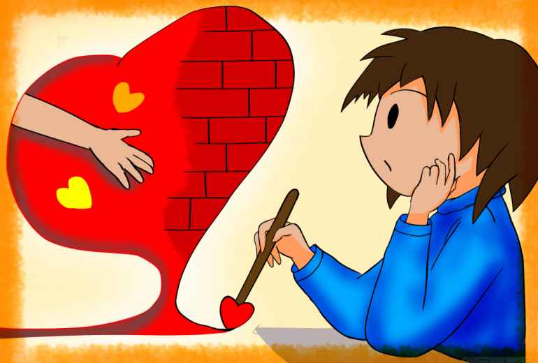 ハート　悩めるあなた