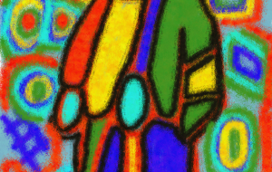 抽象的人物画 - hakaalash 