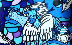 ペガサスとキラキラ輝くクリスタルの森 - ましゅまろまかろん