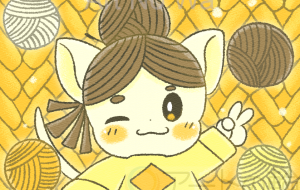 黄色い毛糸が好き - はなもも