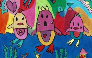 ペンギンの親子 - 中島拓哉 