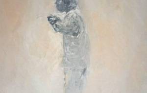 優しい光の中、おじいさん手作りおもちゃ、お孫さんへ(思い出) - 真鍋哲地