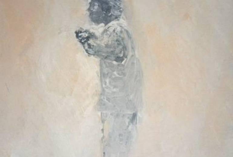 優しい光の中、おじいさん手作りおもちゃ、お孫さんへ（思い出）