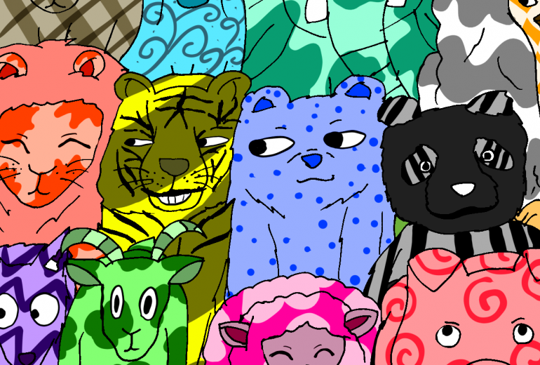 カラフル個性なアニマル達