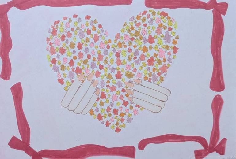 ハート　心の開花