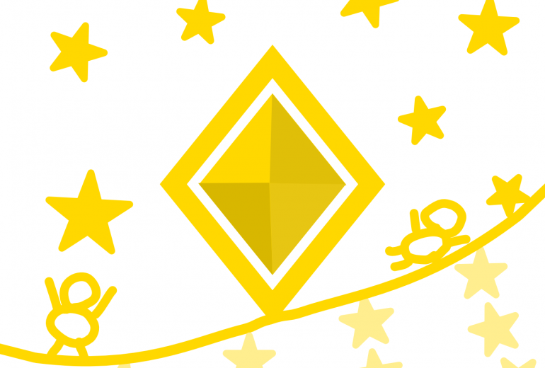 ダイヤ　キラキラで遊ぶ