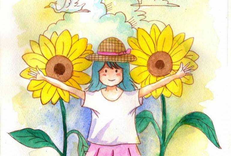 ダイヤ　ひまわり