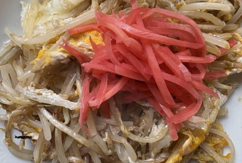 モヤシと玉子のソテー