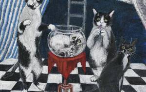 ハチワレサーカス団(猫壺) - 猫玉