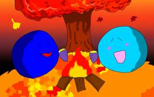 紅葉とまんじゅう共 - たこちゃん 