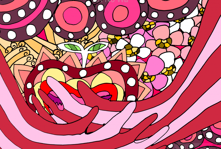 ハート　芽生える命と愛