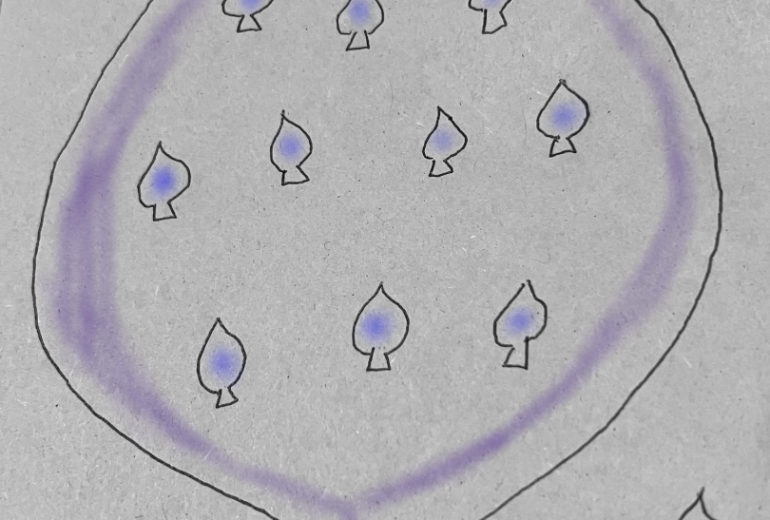 スペード　光と影