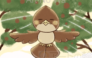 強い日差しにご満悦 - はなもも 