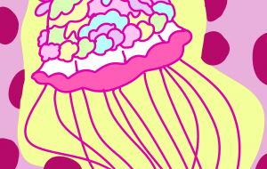 ふんわりゆめかわクラゲ - ましゅまろまかろん