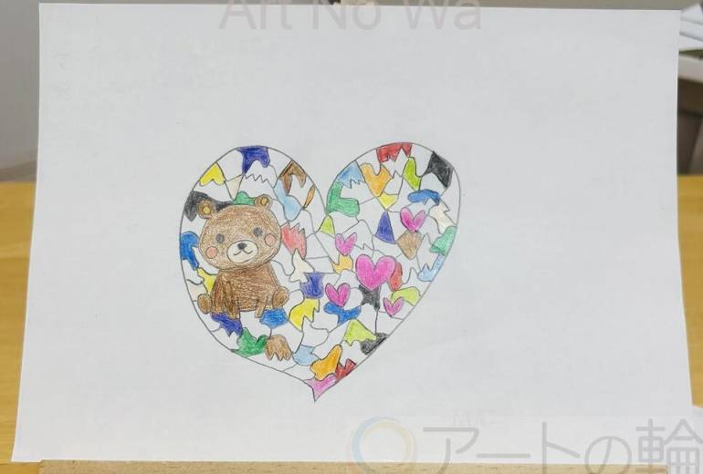 ハート　みんながあたたかくカラフルに包まれる！