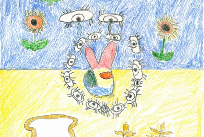 ダイヤ　国旗シリーズウクライナ国旗