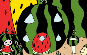 スイカの妖精さんの大きなスイカの家 - ましゅまろまかろん 