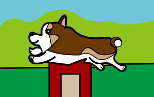 元気のある犬 - KOU 