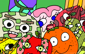 十人十色な果物達 - ましゅまろまかろん