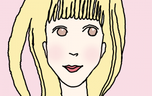 微笑む女性 - ハヤシダ　ヨウコ 