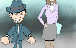 対比の違う同じ世界線の二人 - 金垣魯文