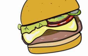 ハンバーガー - 香織 