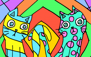 サイケデリックキャット - ましゅまろまかろん