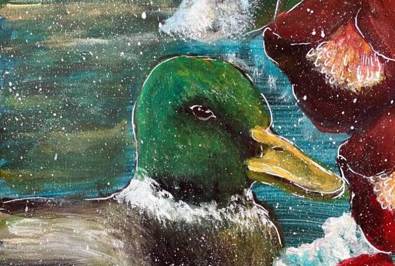 スペード　冬の情景