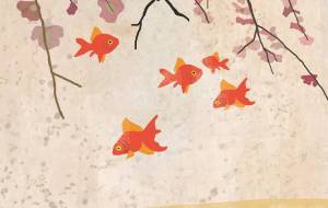 梅と金魚 - タケ 