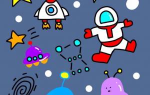 宇宙の友達 - わんころ